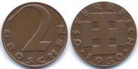 Österreich - Austria 2 Groschen 1. Republik 1918-1938