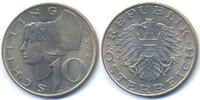 Österreich - Austria 10 Schilling 2. Republik - Kupfer/Nickel -