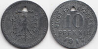 Hessen/Nassau 10 Pfennig Frankfurt - Zink 1917 (Funck 136.1Ae) -