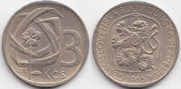 Tschechoslowakei - Czechoslovakia 3 Kronen CSSR 1960-1990 -