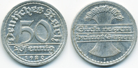 Weimarer Republik 50 Pfennig Aluminium