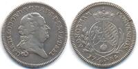 Bayern 1/2 Taler Karl Theodor 1777-1799 für die Rheinpfalz