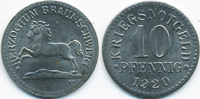 Braunschweig 10 Pfennig Braunschweig Herzogtum - Eisen 1920 (Funck 56.5b)