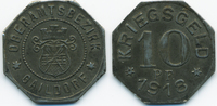 Württemberg 10 Pfennig Gaildorf - Eisen 1918 (Funck 149.2var5) -