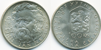 Tschechoslowakei - Czechoslovakia 100 Kronen CSSR 1960-1990 - Jan Neruda