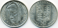 Tschechoslowakei - Czechoslovakia 50 Kronen CSFR 1990-1992 - Anezka