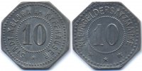 Sachsen 10 Pfennig Kelbra a. Kyffhäuser - Zink ohne Jahr (Funck 236.2b) Röttinger -