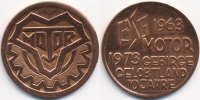DDR Kupfermedaille 1973 BSG Motor 1968-1973 Gebirge Gelobt Land 10 Jahre... 10,00 EUR Differenzbesteuert nach §25a UStG zzgl. 1,50 EUR Versand