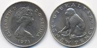 Gibraltar - Gibraltar 25 New Pence Affe – Kupfer/Nickel