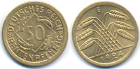 Weimarer Republik 50 Rentenpfennig Kupfer/Aluminium - Stempeldrehung