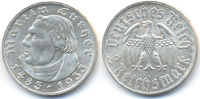 Drittes Reich 2 Reichsmark Martin Luther - Silber