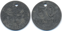 50 Pfennig 1917 Baden Neustadt im Schwarzwald - Zink 1917 (Funck 376.4) fast vorzüglich - minimal fleckig