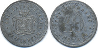 Bayern 10 Pfennig Pappenheim - Zink vernickelt ohne Jahr (Funck 417.2a) -