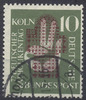 Bund 10 Pfennig 1956 77. Deutscher Katholikentag – gestempelt
