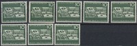 Bund 10 Pfennig 1961 100 Jahre Telefon – Lot 8 Marken postfrisch
