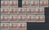Bund 20 Pfennig 2000 Jahre Mainz – Lot 18 Marken gestempelt/postfrisch -