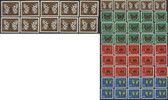 Bund 7 bis 40 Pfennig Jugendmarken – Lot mit 15 Sätzen postfrisch -
