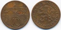 Tschechoslowakei - Czechoslovakia 10 Heller Erste Republik