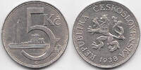 Tschechoslowakei - Czechoslovakia 5 Kronen Erste Republik -