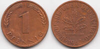 BRD 1 Pfennig Stahl/kupferplattiert -
