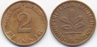 BRD 2 Pfennig Kupfer -