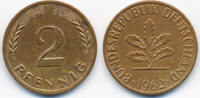 BRD 2 Pfennig Kupfer -
