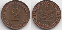 BRD 2 Pfennig Kupfer -