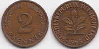 BRD 2 Pfennig Kupfer -