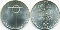 Tschechoslowakei - Czechoslovakia 100 Kronen CSFR 1990-1992 - Lidice