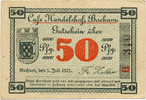 Bochum - Westfalen 50 Pfennig Cafe Handelshof Bochum -