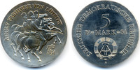 DDR 5 Mark Adolf Freiherr von Lützow - Kupfer/Nickel