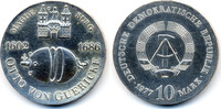 DDR 10 Mark Otto von Guericke - Silber