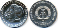 DDR 20 Mark Liebknecht/Luxemburg - Silber