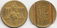 Rheinprovinz - Homburg 1 L 1878 Firmenlogo=Brauerei Karlsberg (Menzel 14989.1) -