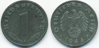Drittes Reich 1 Reichspfennig Zink