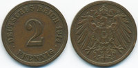 Kaiserreich 2 Pfennig großer Adler - Kupfer