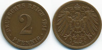 Kaiserreich 2 Pfennig großer Adler - Kupfer