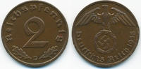 Drittes Reich 2 Reichspfennig Kupfer