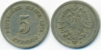 Kaiserreich 5 Pfennig kleiner Adler - Kupfer/Nickel