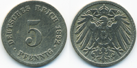Kaiserreich 5 Pfennig großer Adler - Kupfer/Nickel