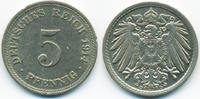 Kaiserreich 5 Pfennig großer Adler - Kupfer/Nickel