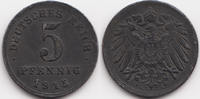 Ersatzmünze 1.WK 5 Pfennig Eisen -