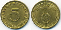Drittes Reich 5 Reichspfennig Kupfer/Aluminium