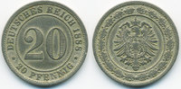 Kaiserreich 20 Pfennig kleiner Adler - Kupfer/Nickel
