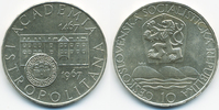 Tschechoslowakei - Czechoslovakia 10 Kronen CSSR 1960-1990 – 500 Jahre Universität Bratislava