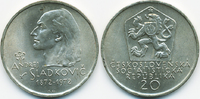 Tschechoslowakei - Czechoslovakia 20 Kronen CSSR 1960-1990 – Andrej Sladkovic