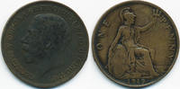 Großbritannien - Great Britain 1 Penny George V. 1910-1936