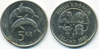 Island - Iceland 5 Kronur Republik