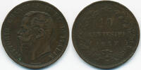 Italien - Italy 10 Centesimi Viktor Emanuel II. 1861-1878