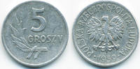 Polen - Poland 5 Groszy Volksrepublik 1949-1990